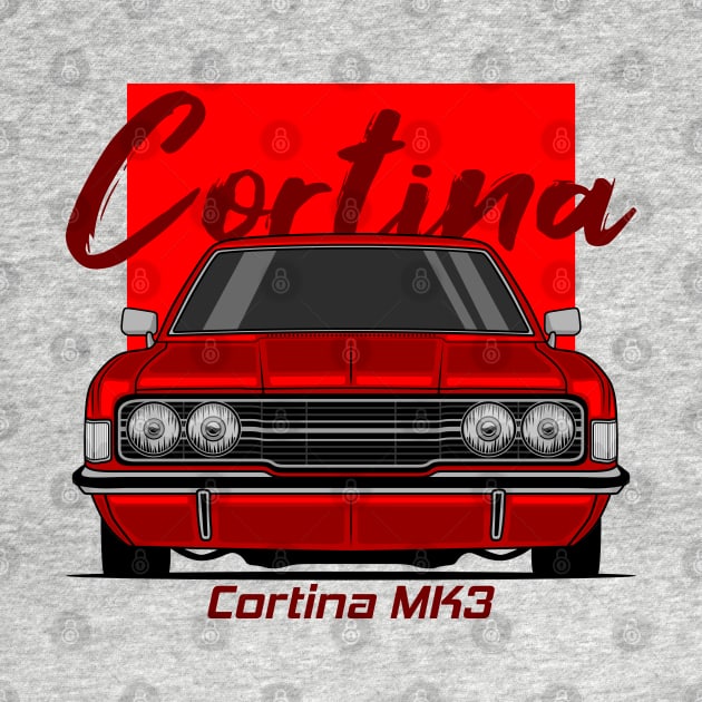 Front Red Cortina MK3 Classic by GoldenTuners